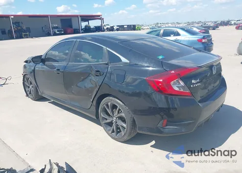 2019 Honda Civic Sport from USA, damaged, VIN 19XFC2F80KE041149